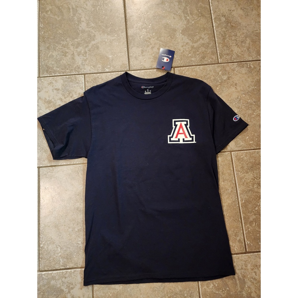 Champion Arizona Wildcats Mens Navy Blue T-Shirt Medium NWT NCAA Collegiate